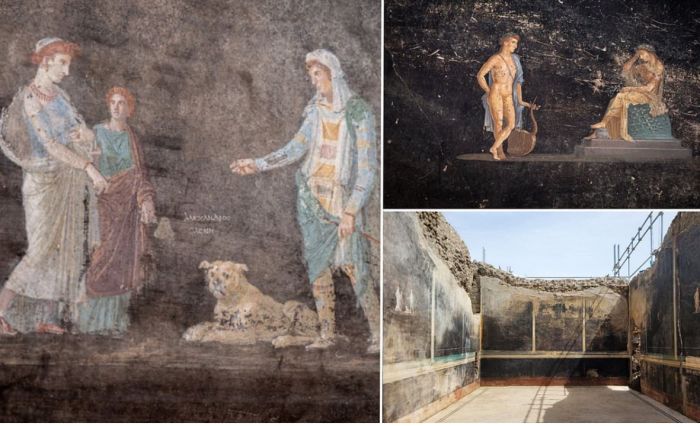  揭开庞贝古城惊人秘密！考古学家发现古罗马壁画