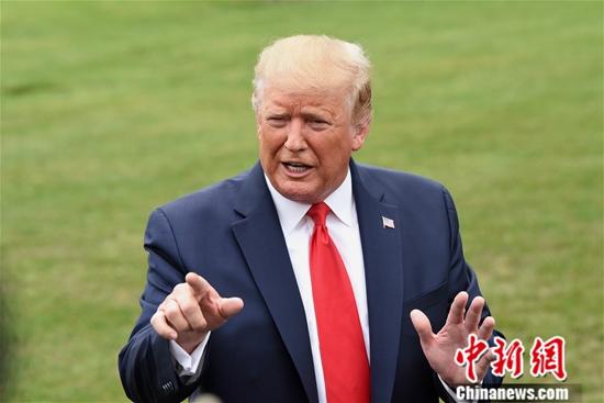 资料图:美国总统特朗普。<a target='_blank' href='http://www.chinanews.com/'>中新社</a>记者 陈孟统 摄 点击进入下一页