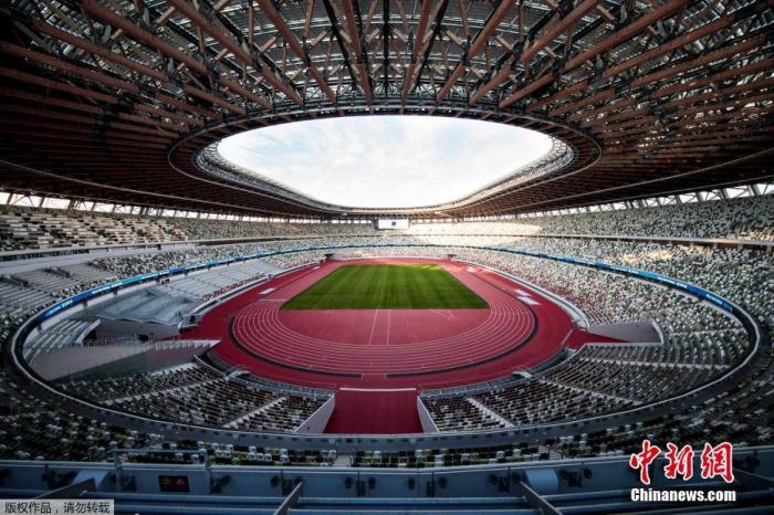 资料图:2020年东京奥运会和残奥会主场馆日本国立竞技场。 点击进入下一页